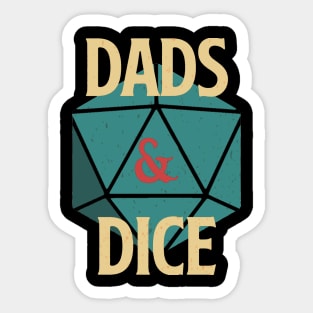 Dads & Dice Logo Sticker